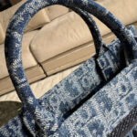 Christian Dior Mini Dior Book Tote Blue